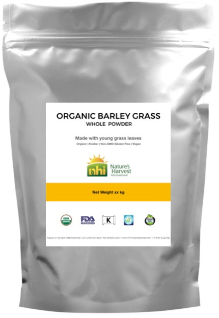 Organic Barley Whole Powder - 11 pound bag ($11.46 LB)