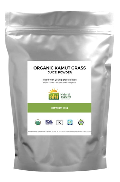 Organic Kamut Juice Powder - 22 pound bag