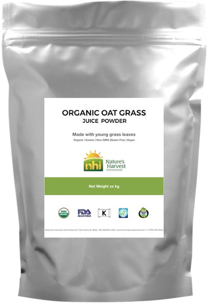 Organic Oat Grass Juice Powder - 22 pound bag ($25.33 LB)